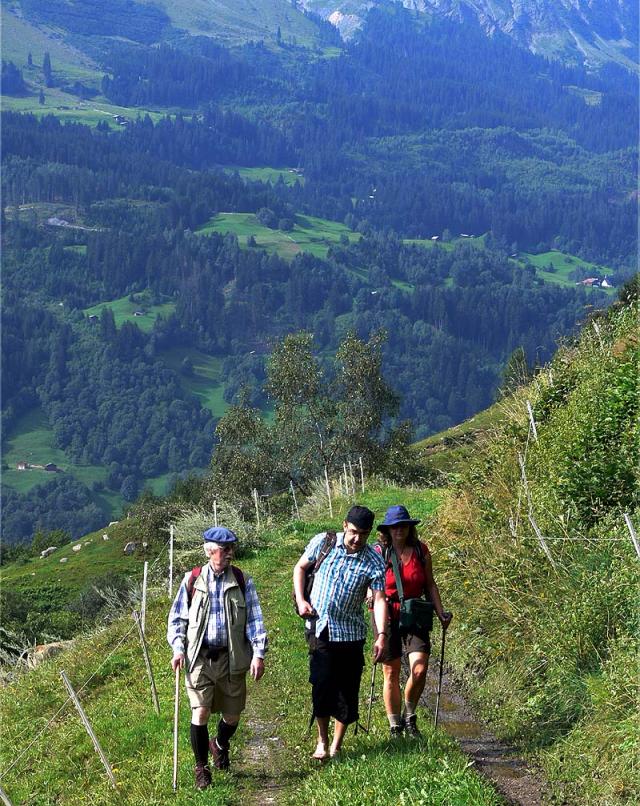 Auf dem Weg von Rabius nacvh Brigels